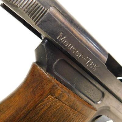 Vintage Mauser 7.65 Semi Automatic Pistol