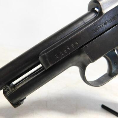 Vintage Mauser 7.65 Semi Automatic Pistol