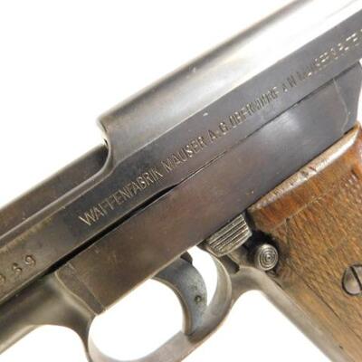 Vintage Mauser 7.65 Semi Automatic Pistol