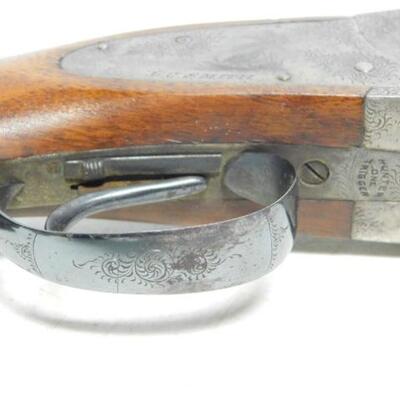 L. C. Smith Hunter Single Trigger Side by Side 16 Gauge Double Barrel Ejector Shotgun 28"
