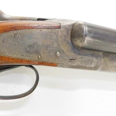 L. C. Smith Hunter Single Trigger Side by Side 16 Gauge Double Barrel Ejector Shotgun 28