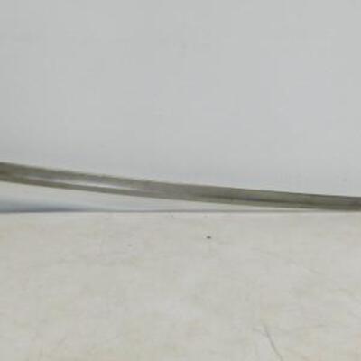 Vintage M. C. Lilley Ceremonial Officer's Sword with Sheath Columbus, Ohio Scrolled Blade