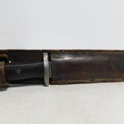 Vintage Military Knife Bayonet with Sheath 7" Blade