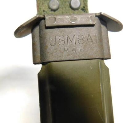 Vintage Colt's 62316 USM8A1 Combat Bayonet Military Knife with Sheath