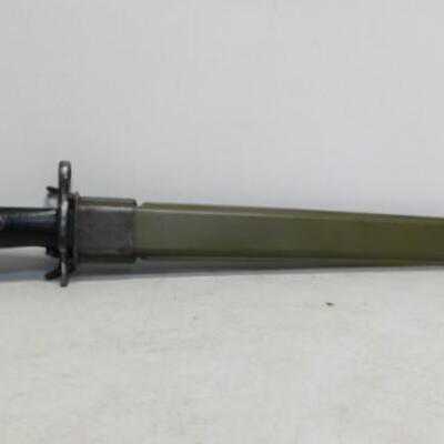 Vintage SA 1920 Bayonet Military Knife 16" with US Marked Scabbard