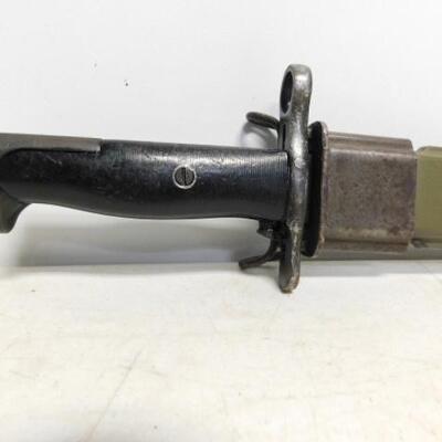 Vintage SA 1920 Bayonet Military Knife 16" with US Marked Scabbard
