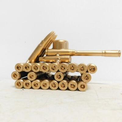 Brass Ammo Casing Novelty Tank