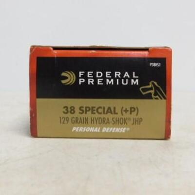 Federal Premium .38 Special (+P)