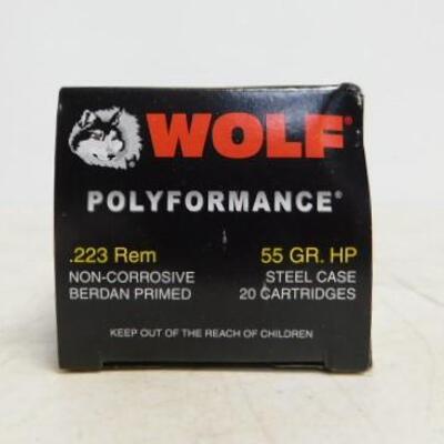 Wolf Performance .223 Rem. Steel Case