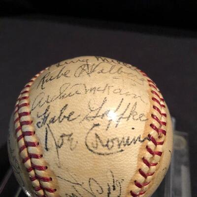 Lot 174 - Signed 1937 Boston Red Sox Baseball & More