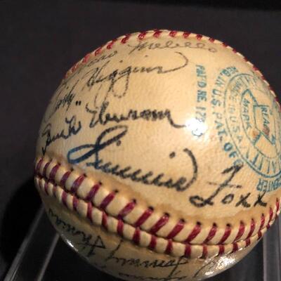 Lot 174 - Signed 1937 Boston Red Sox Baseball & More