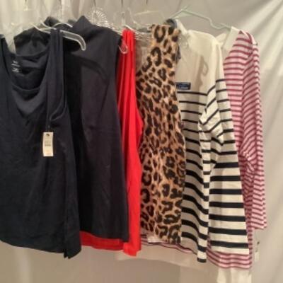 S - 1004. Ladies Clothing Lot  Talbots/Landsâ€™End Size XL ( many new with tags ) 