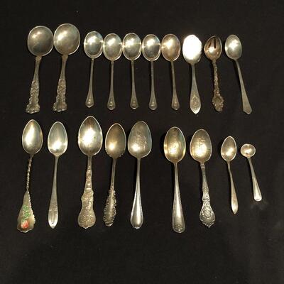 Lot 179 - Sterling Spoon Collection 