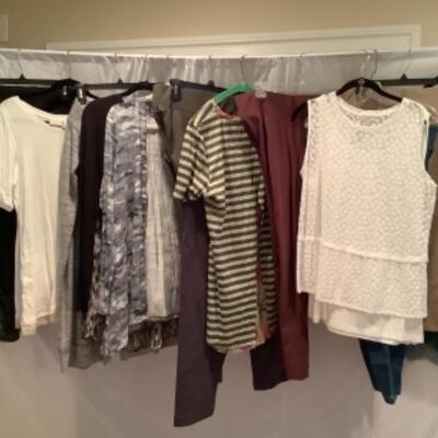 S - 1018 Ladies Clothing Lot  Lori Goldstein Size Large ( some new with tags ) 