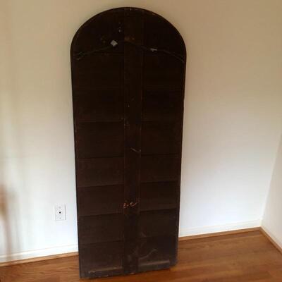 Lot 180 - Tall Gold Antique Mirror 