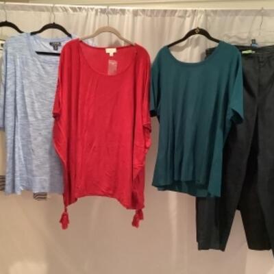 S - 1031 Ladies Clothing Lot Eileen Fisher & Landsâ€™End Size 1 X 