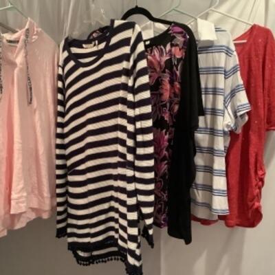 S - 1034 Ladies Clothing Lot Quaker Factory & Miscellaneous Size 2 X