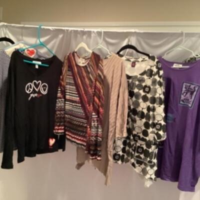 S - 1044 Ladies Clothing Lot Miscellaneous Size Large 