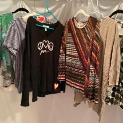 S - 1044 Ladies Clothing Lot Miscellaneous Size Large 