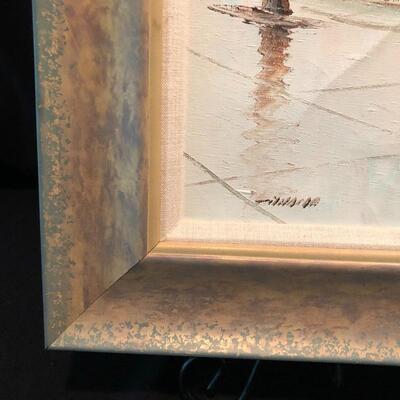 Lot 186 - Framed Oil Painting by Candido