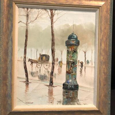 Lot 186 - Framed Oil Painting by Candido