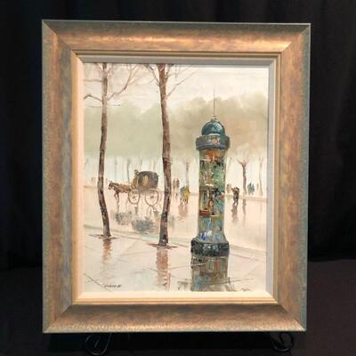 Lot 186 - Framed Oil Painting by Candido