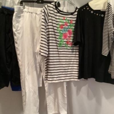 S - 1049 Ladies Clothing Lot Quacker Factory (some new with tags ) Size XL 