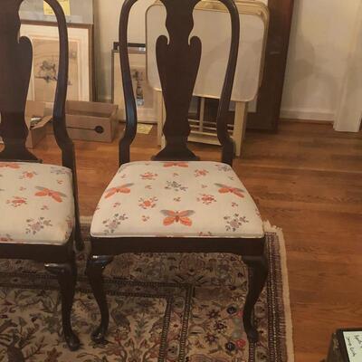 Lot 188 - Four Upholstered Dining Chairs