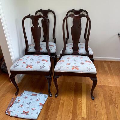 Lot 188 - Four Upholstered Dining Chairs
