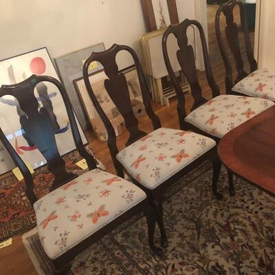 Lot 188 - Four Upholstered Dining Chairs