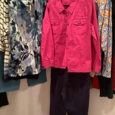 S - 1058 Ladies Clothing Lot Denim & Co Size XL 