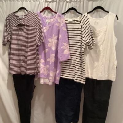 S - 1059 Ladies Clothing Lot Denim & Co Size 1 X 