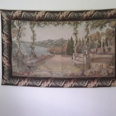 Large Antique wall tapestry 