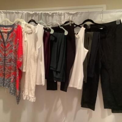 S -1061 Ladies Clothing Lot  Susan Graver Size Xl & miscellaneous Pants Size Medium 