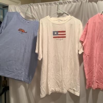 S - 1062 Ladies Clothing Lot Life Is Good Size XL 