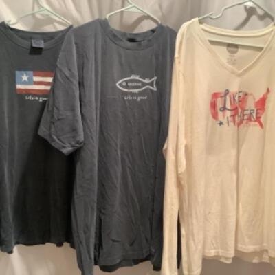 S - 1063 Ladies ClothingLot Life Is Good Size XXL 