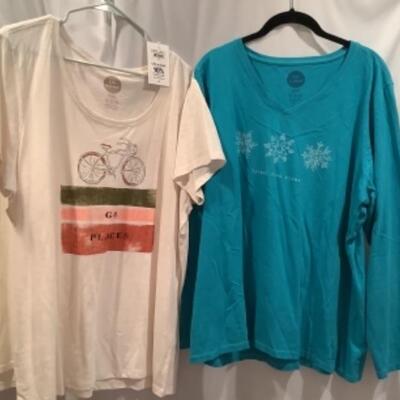 S - 1063 Ladies ClothingLot Life Is Good Size XXL 