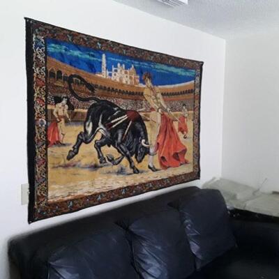 Large Antique wall tapestry 
