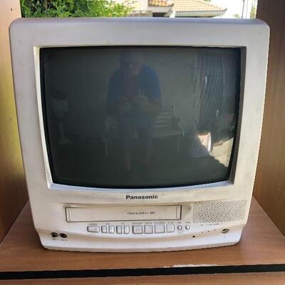 Vintage Omnivision VCR/TV and stand
