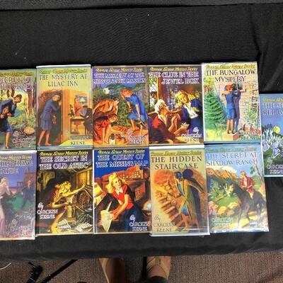 Lot of 11 Hardback Nancy Drew Mystery Stories by Carolyn Keene