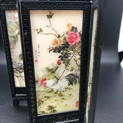 DOLLHOUSE MINIATURE WOOD SCREEN/ROOM DIVIDER 