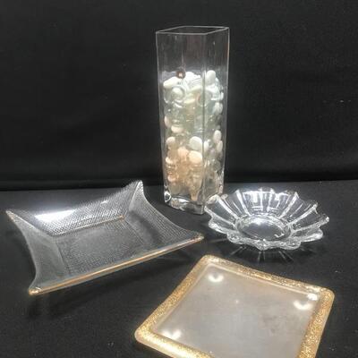 Lot 5L:   Candle Holders, Including Shannon Crystal