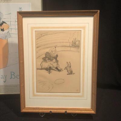 Lot 189 - Henri de Toulouse-Lautrec Lithograph & Framed Poster