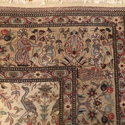 Lot 190 - 8â€™ x 10â€™ Large Cream/Grey Area Rug