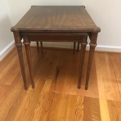 Lot 191 - Heritage Round Table & Nesting Tables