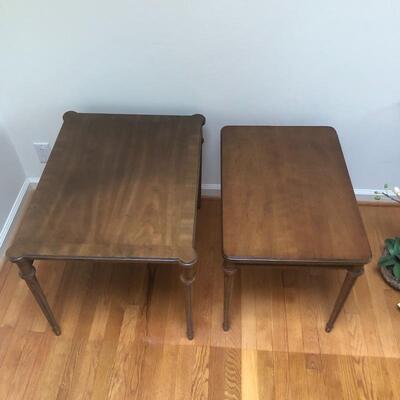 Lot 191 - Heritage Round Table & Nesting Tables
