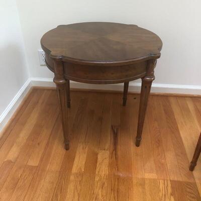 Lot 191 - Heritage Round Table & Nesting Tables
