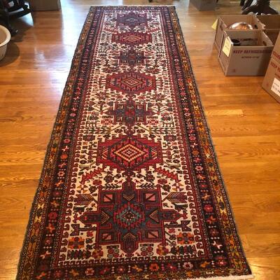 Lot 192 - Geometric Patterned Runner Rug