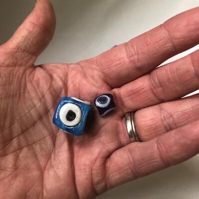Lot 193 - Turkish Bath House Soap Box & Evil Eyes
