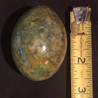 Lot 194 - Eight Marble Eggs